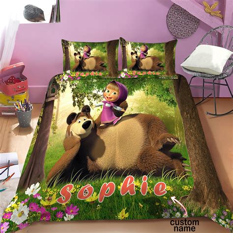 masha and the bear bed set